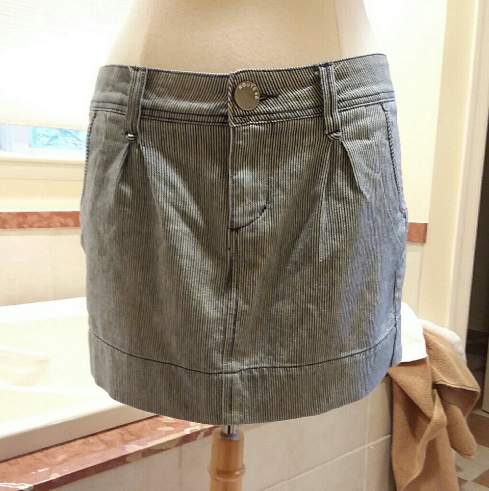Mini jean skirt